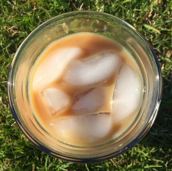 May 7 - A large iced coffee after a fun day in the sun. 